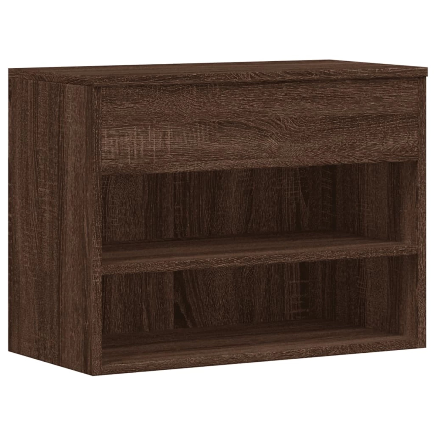 vidaXL Schuhbank Braun Eichen-Optik 60x30x45 cm Holzwerkstoff 816052 günstig online kaufen