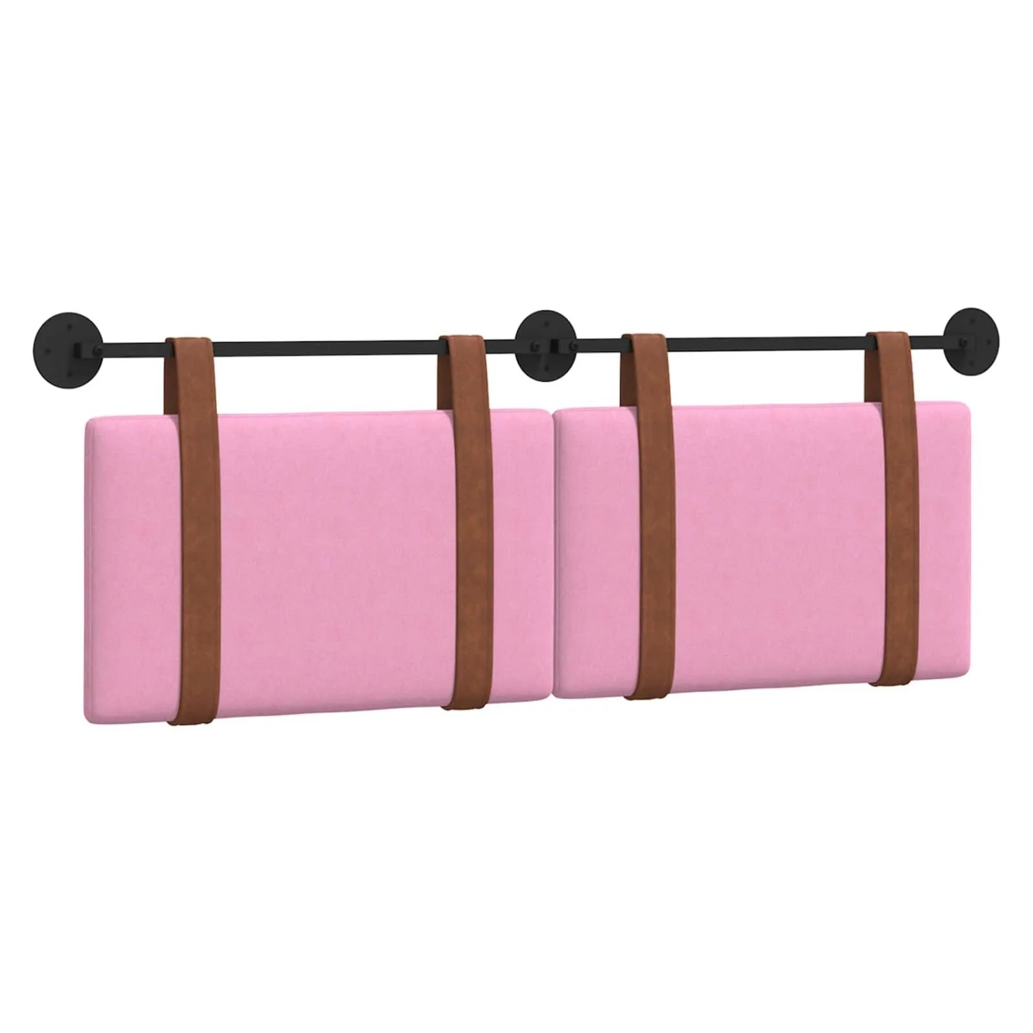 vidaXL Hängevorderseite Wandmontiert Rosa 150 x 55 x 5 cm Antikes PU 42031463