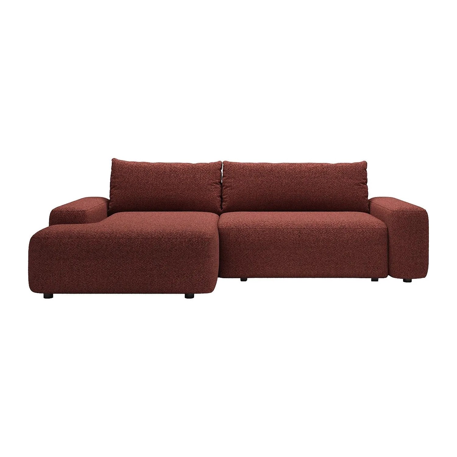 Vente-unique Schlafsofa Daviso Bordeaux 264 cm