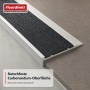 Floordirekt Treppenkantenprofil Tech Aluminium Anti-Rutsch-Profil Carborundum-Einlage100 cm_6