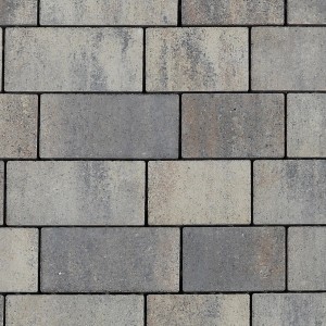 EHL Pflastersteine AquaDrän, Microfase, 30x15x6 cm, weiß-anthrazit, wasserdurchlässig.