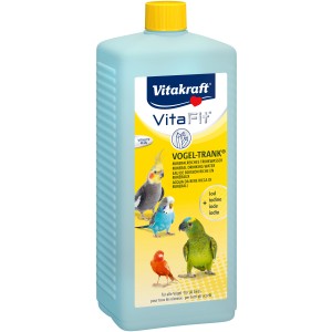 Vitakraft Vogel-Trank mit Jod, 1L Flasche, Ergänzungsfutter für Vögel.