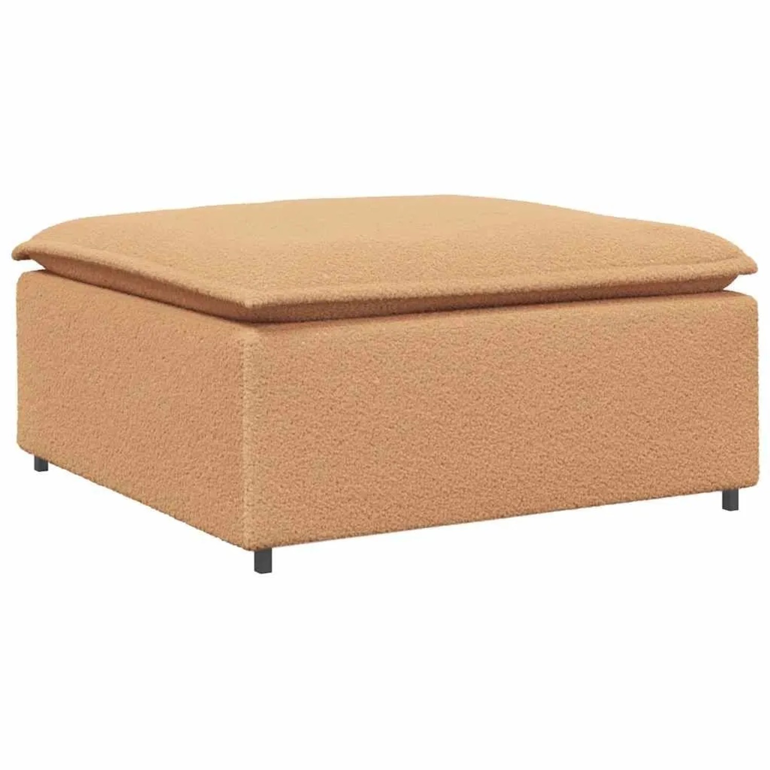 vidaXL Modulares Sofa Fußhocker-Modul Beige 100x100x48 cm 4104506