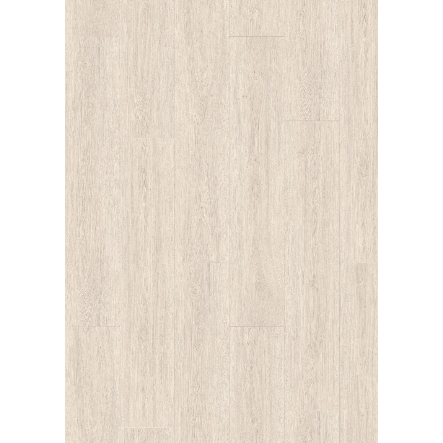 Wasserfestes, helles Laminat von Egger NatureSense Aqua, Dekor: Victoria Eiche Weiß.