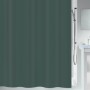 Spirella Duschvorhang Primo, 120x200 cm, dunkelgrün, aus Polyester.