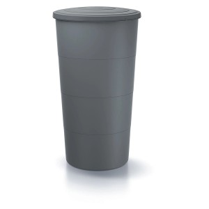Waterform Regentonne Smooth 200 l Grau