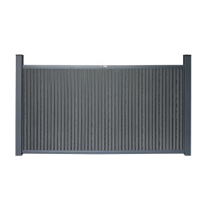 Home Deluxe WPC-Sichtschutzzaun Callado Premium 1 Element 115 x 200 cm Anthrazit