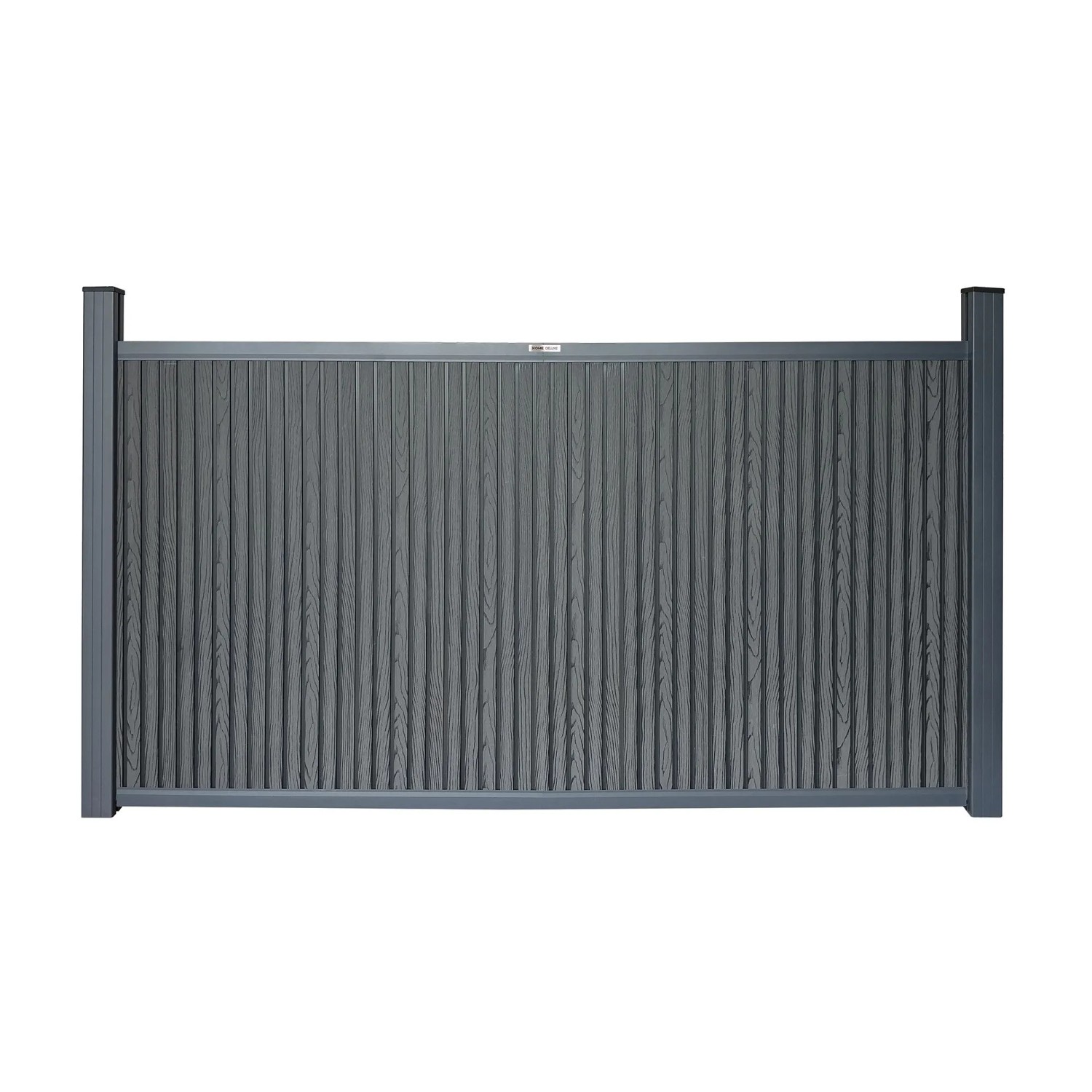 Home Deluxe WPC-Sichtschutzzaun Callado Premium 1 Element 115 x 200 cm Anthrazit