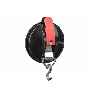 Calima Saugnapf mit Ring und 2 Haken, max. 50 kg Tragkraft, für Autoanhänger Zubehör.