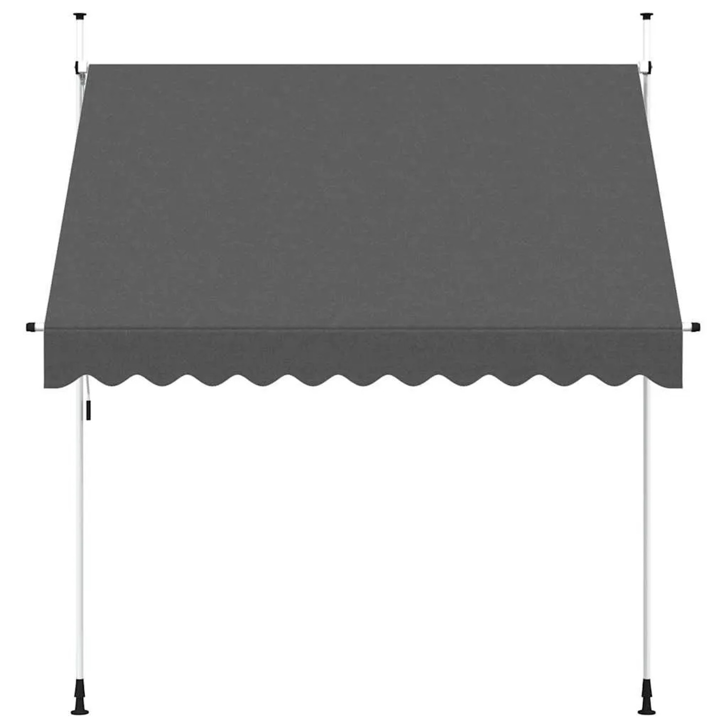 vidaXL Einziehbare Markise Handbetrieben 250 cm Anthrazit 143689_3