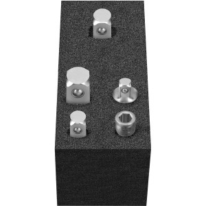 Matador Steckschlüssel-Adapter Set, 5-teilig, Chrom Vanadium-Stahl im Cube System.