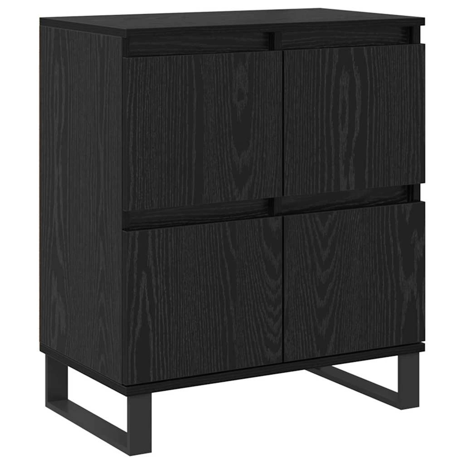 vidaXL Sideboard Schwarz 60 x 35 x 70 cm Holzwerkstoff 879500 günstig online kaufen