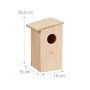 Relaxdays Nistkasten Kiefernholz Natur Aufklappbar 25,5 cm x 15 cm x 16 cm 0,7 kg_4