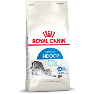 Royal Canin Indoor 27 Trockenfutter für Wohnungskatzen, 400g Packung.