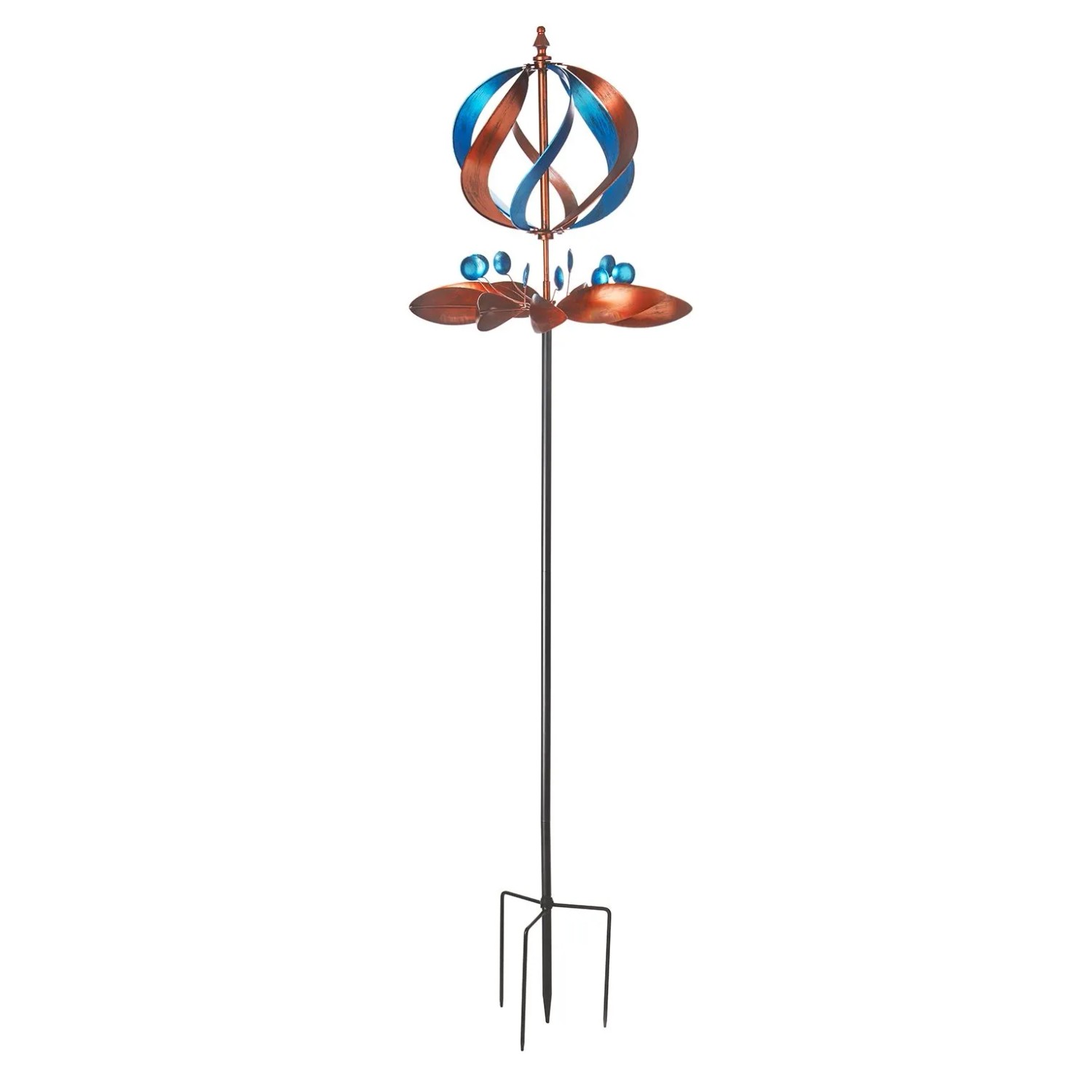 Kobolo Windrad Gartenstecker Dekostecker Windspiel XXL TWIRL_7