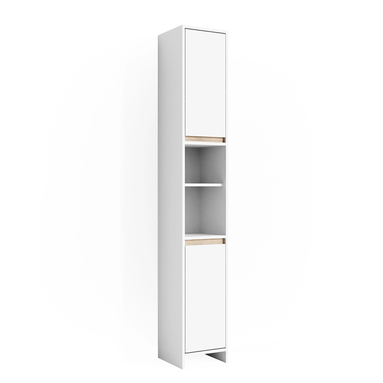 Vicco Badschrank Emma Weiß/Sonoma 30 x 190 cm