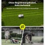 RoboUP T600 Mähroboter kabellos im Garten. Vergleich: manuelles Mähen vs. Begrenzungskabel verlegen.