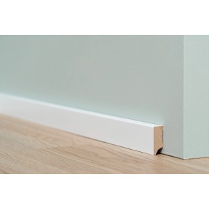 Egger Sockelleiste 4 cm Weiß
