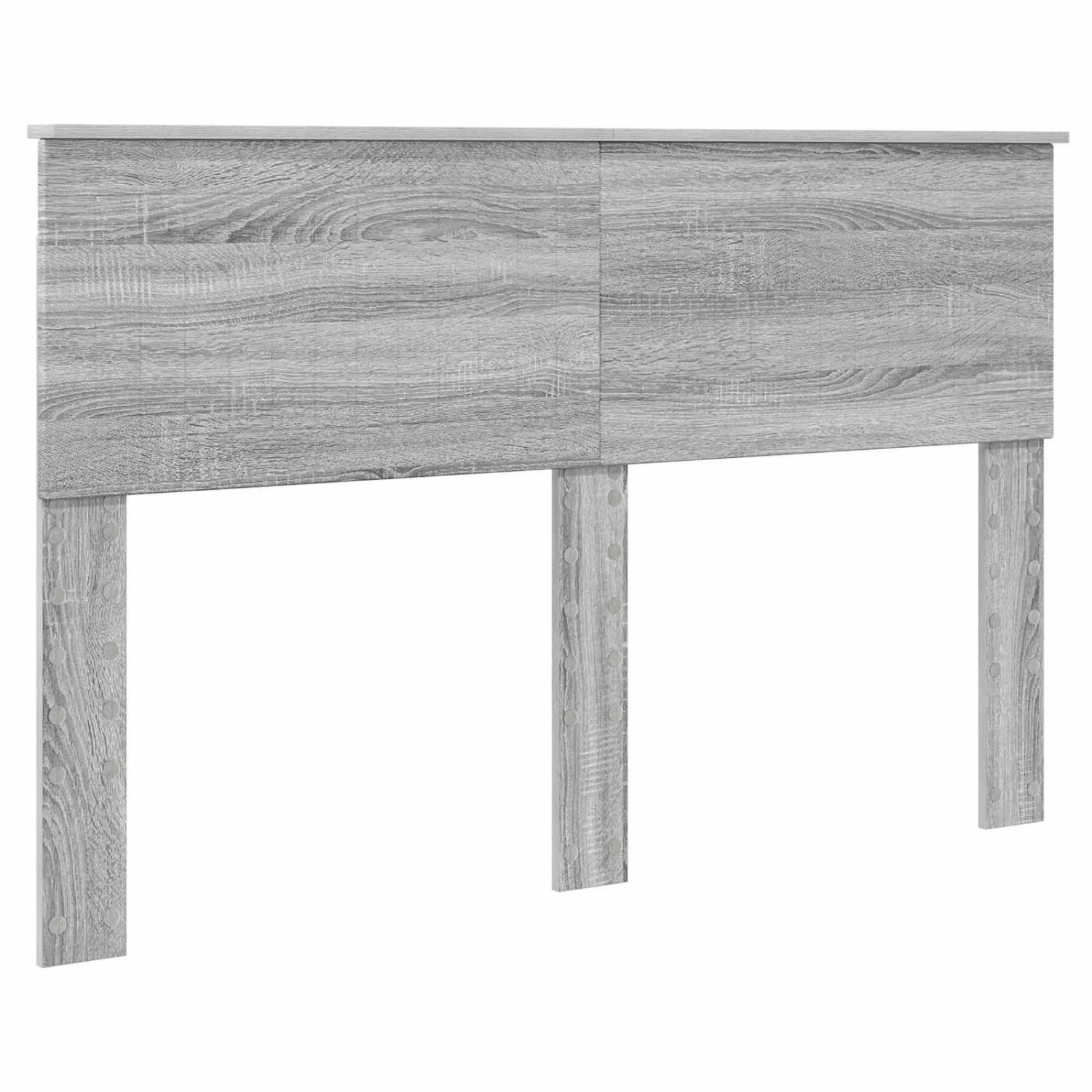 vidaXL Kopfteil mit Kopfteil Graues Sonoma 140 cm Holzwerkstoff 888425