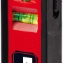 Einhell TC-LL 1 Lasernivelliergerät in Rot/Schwarz mit integrierten Libellen.