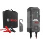 Bosch Batterieladegerät C30 mit Tasche, Klemmen und Haken für Autoelektrik.