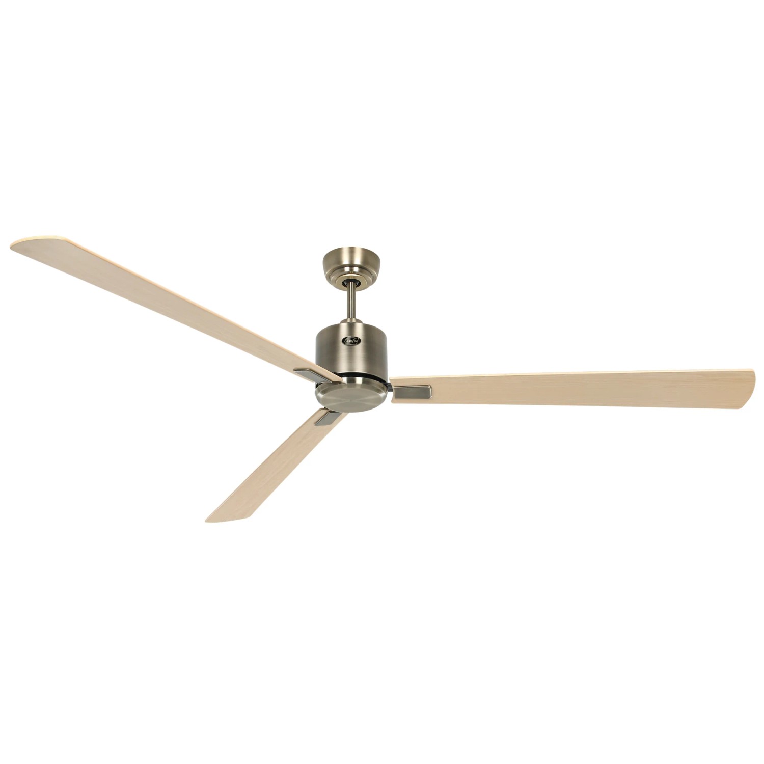 CASAFAN Eco Neo III Deckenventilator, Messing Antik, Ahorn/Buche Flügel, 180cm