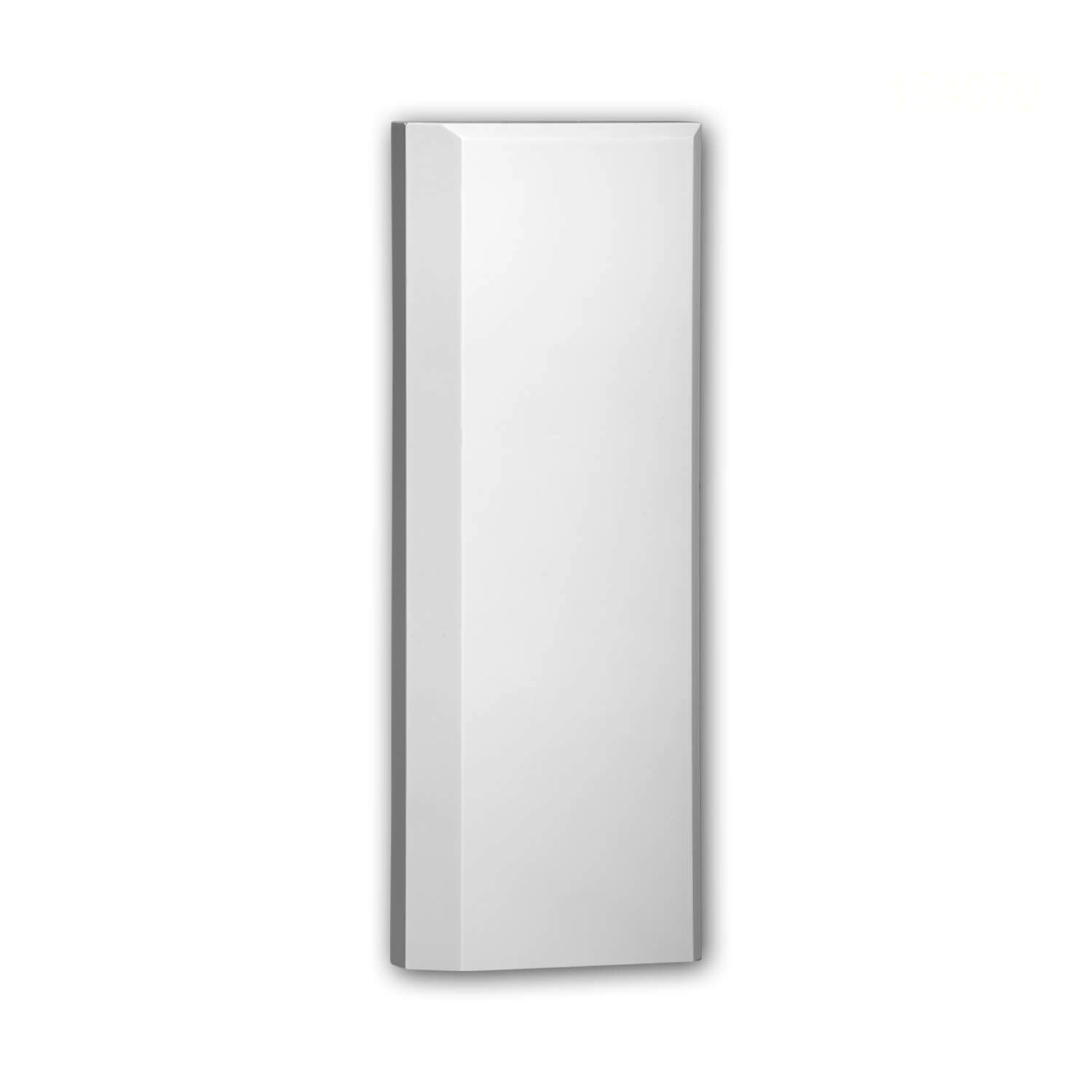 PROFHOME 154070 Türumrandung Sockel Türumrandung Zierelement 11 cm x 3 cm x 30 cm Weiß