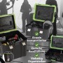 TRUTZHOLM Profi Stapelboxen mit Werkzeug, 3 Boxen und Rollbrett für Werkstattwagen.