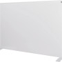 Weißes WiFi-Infrarot-Panel Odda 540 W, ein elektrischer Heizkörper mit Standfüßen.