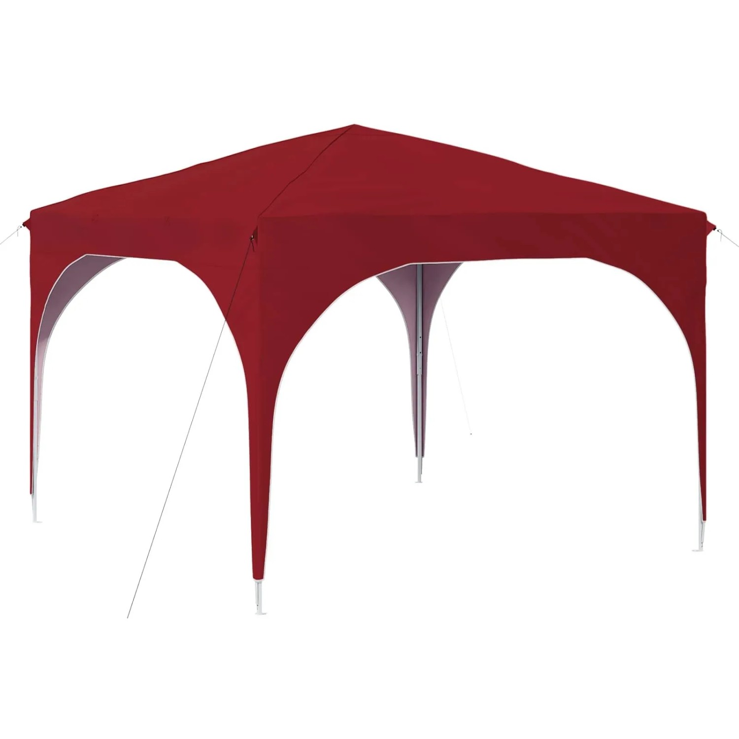 vidaXL Pop-Up Partyzelt 290 x 290 x 245 cm Bordeauxrot 42019851