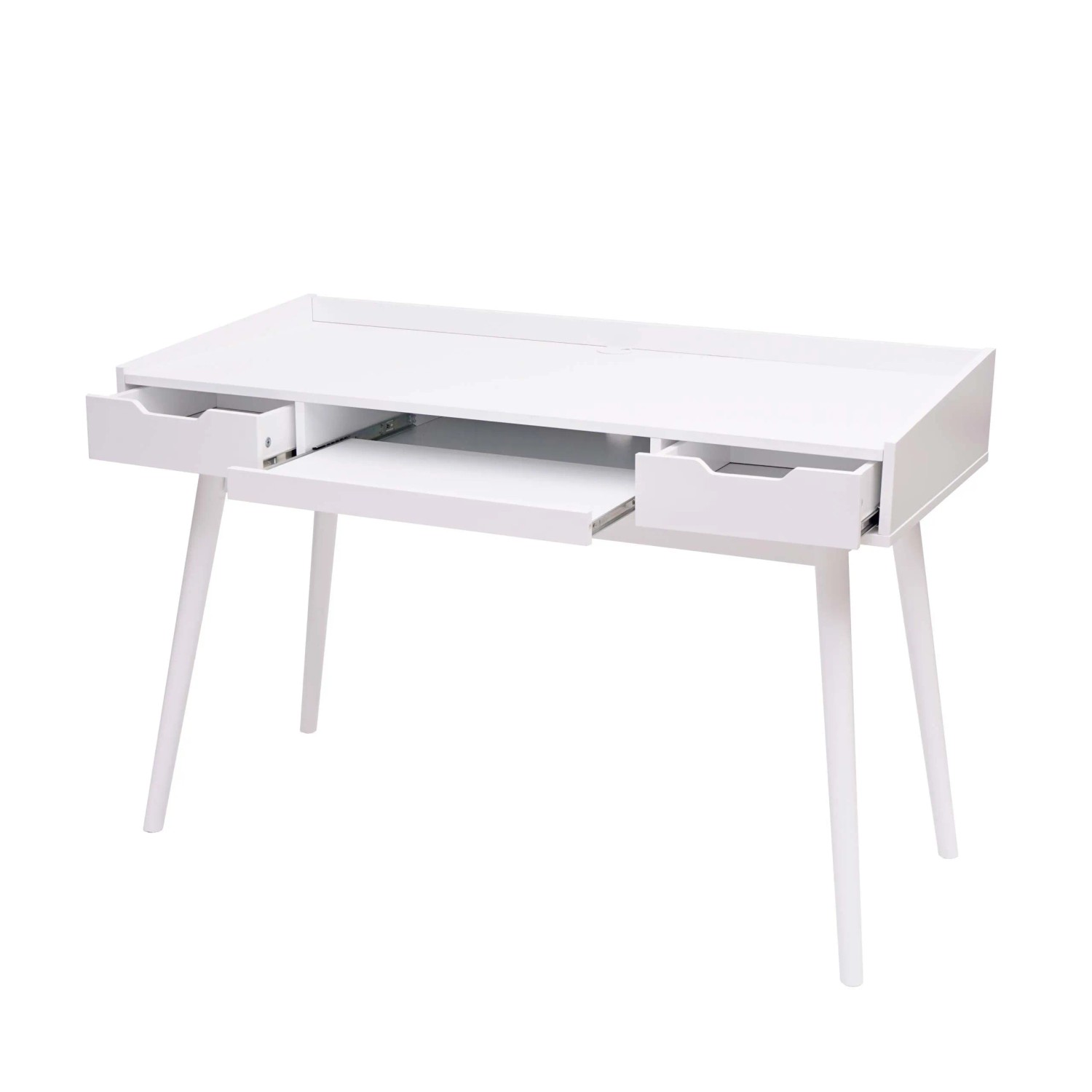 MCW Schreibtisch A70b MDF 120x55cm Weiß