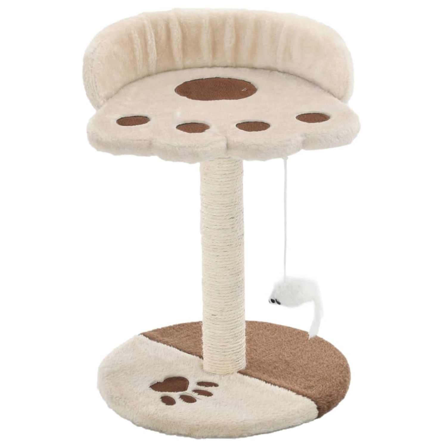 vidaXL Katzen-Kratzbaum Sisal 40 cm Beige und Braun Modell 2