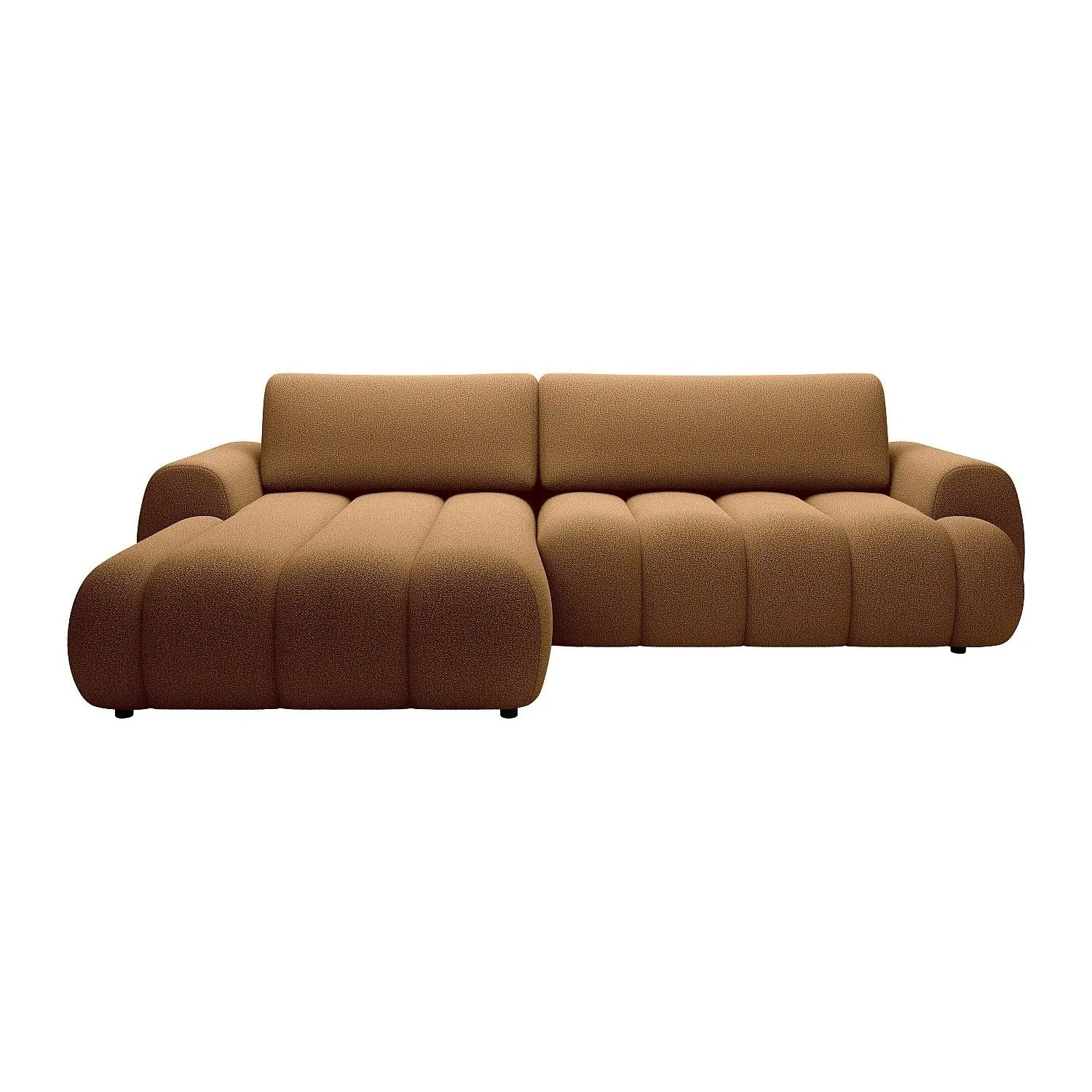 Vente-unique Schlafsofa Fridora Senffarben 272 cm