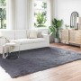 vidaXL Kunstschaffell Teppich Tafalla Anthrazit 200 x 280 cm Polyester 42021595_2