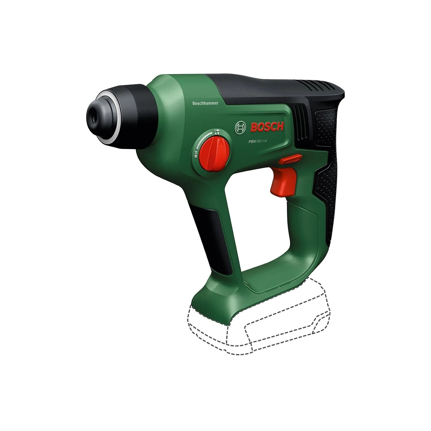 Bosch Akku-Bohrhammer PBH18V-14 Solo