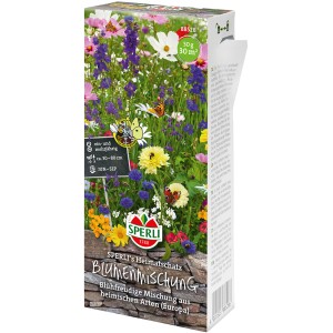 Sperli Blumenmischung Heimatschatz: Bunte Blütenmischung für heimische Gärten, ideal für Insekten.