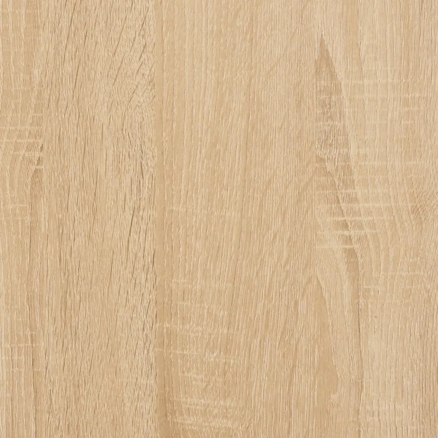 Detailansicht der Oberfläche des vidaXL Couchtisch Sonoma-Eiche aus Holzwerkstoff.