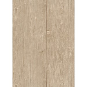 Vliestapete Imitations 2 Holz in Dunkelbraun mit Holzpaneel-Optik.