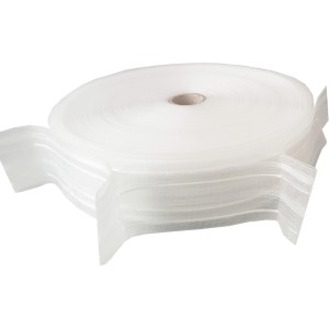 Rolle transparentes Bestlivings Faltenband, 50mm breit, für Fenstervorhänge und Gardinen.