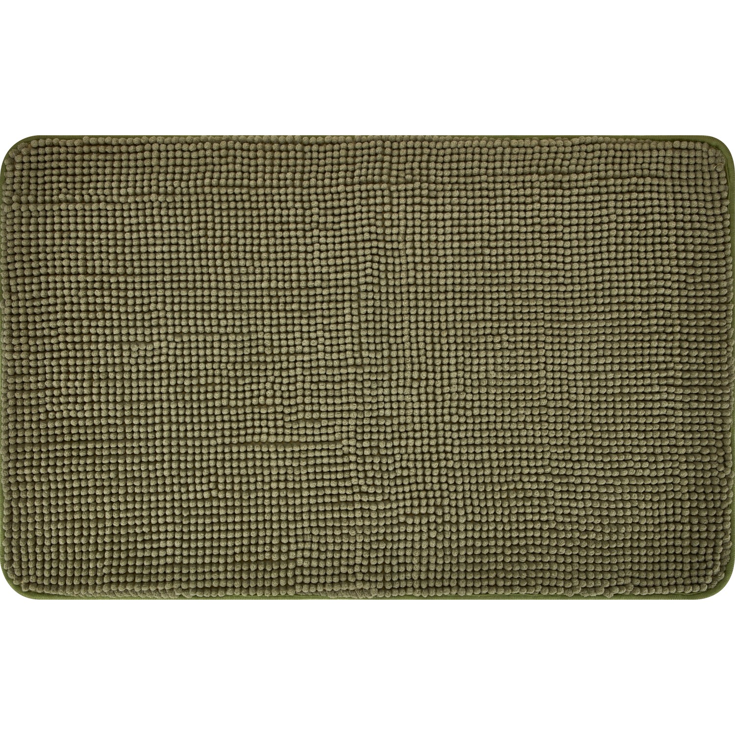 baliv Badematte 50 cm x 80 cm Polyester Moosgrün