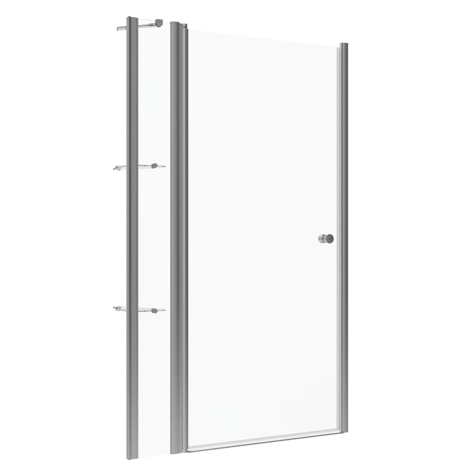 Aquabatos Badezimmer Duschtür 120 x 187 cm Nischentür mit Eckregal Dusche P günstig online kaufen