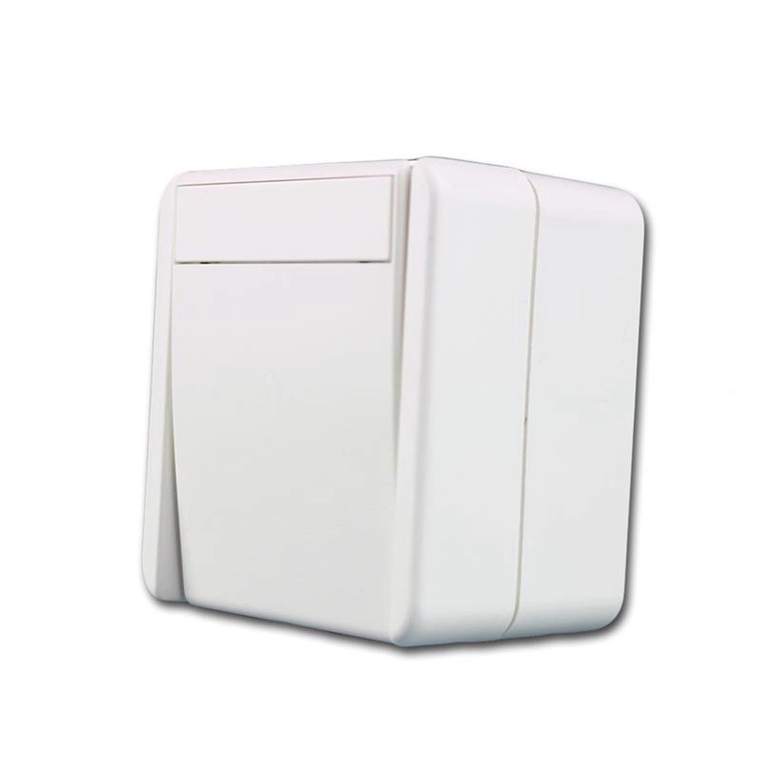 TEM Fontana Kreuzschalter Weiß 250V10A AP IP44