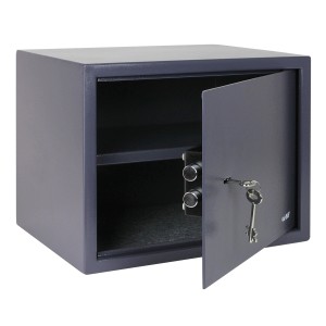 HMF 49203-11 Safe Tresor Schlüssel Möbeltresor 38 x 30 x 30 cm Anthrazit