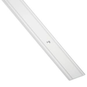 SOTECH Übergangsprofil Cross 1000 x 30 x 2 mm Gelocht Aus Aluminium Silber Eloxiert
