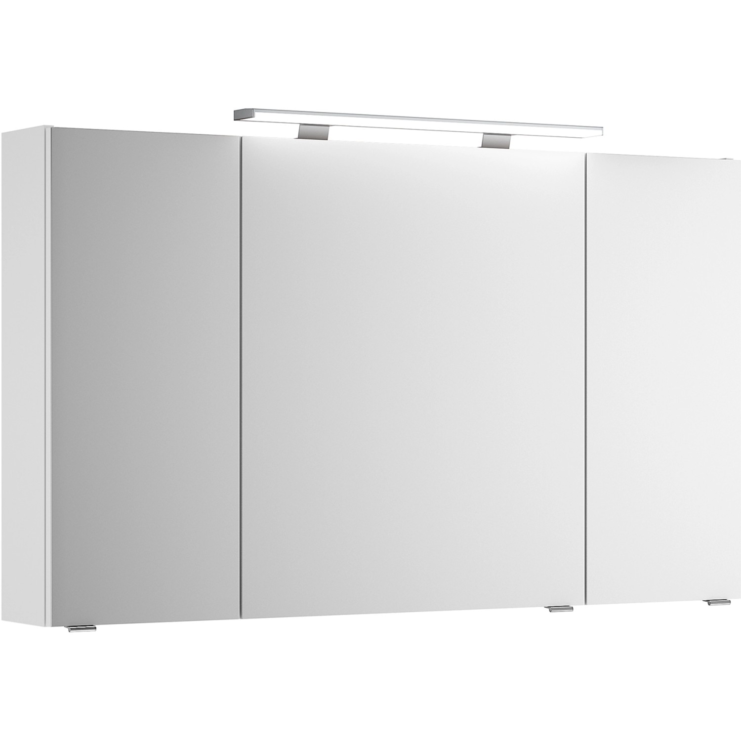Pelipal Spiegelschrank Serie 4010 Weiß Glänzend 120 cm mit Softclose Türen