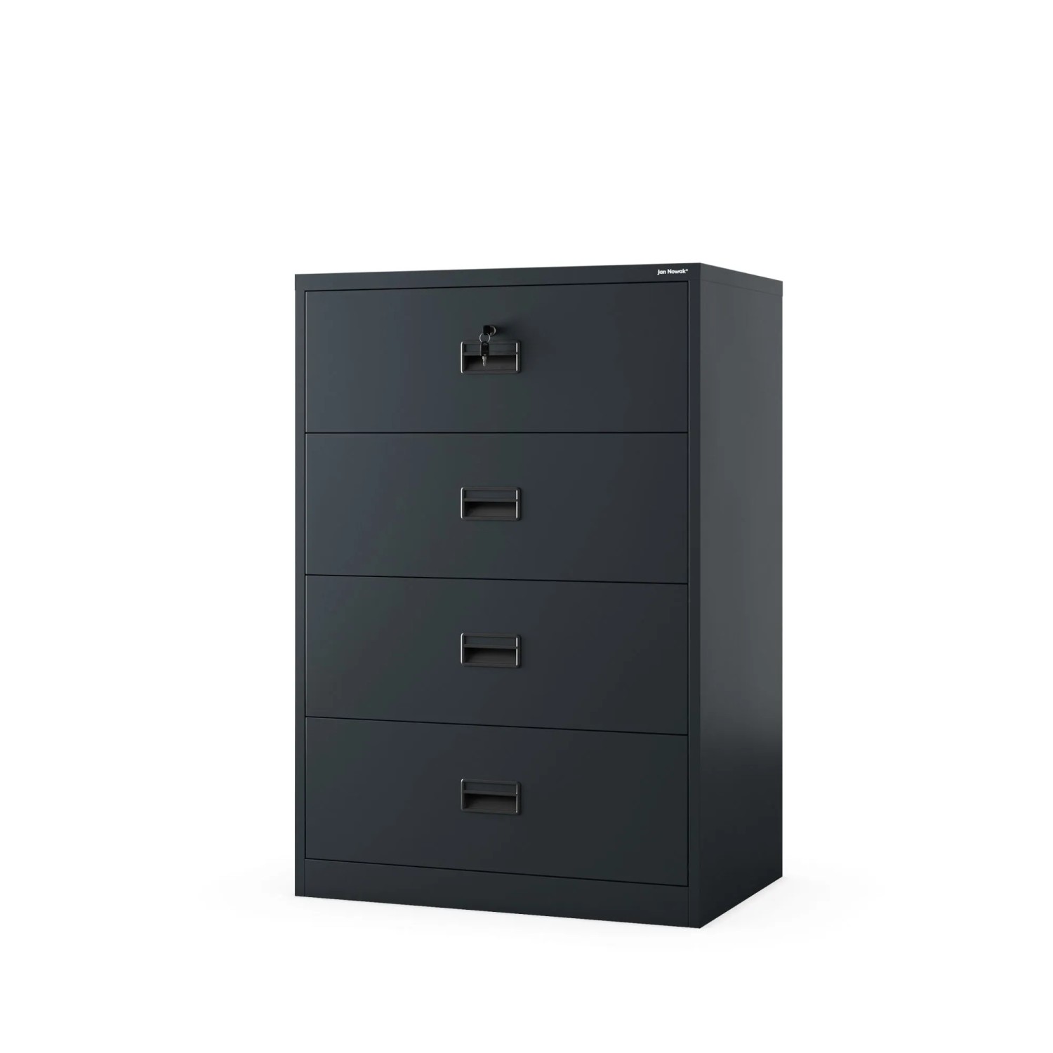 JAN NOWAK Metall-Karteischrank SARA XL V4 132x90x60 cm Anthrazit