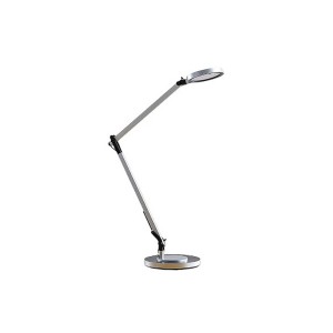 Lindby LED Tischlampe Rilana 9643091 Dimmbar Modern in Alu aus Metall 1-flammig Arbeitszimmerleuchte