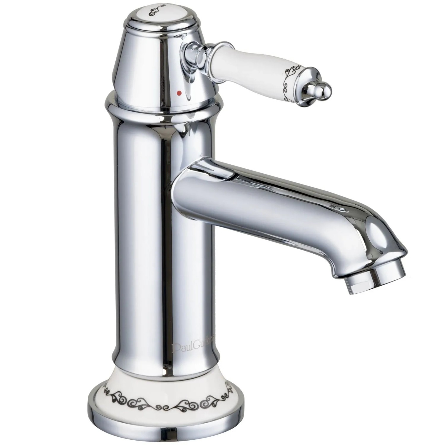 PaulGurkes Nostalgie Wasserhahn Einhandmischer Retro Waschtischbatterie
