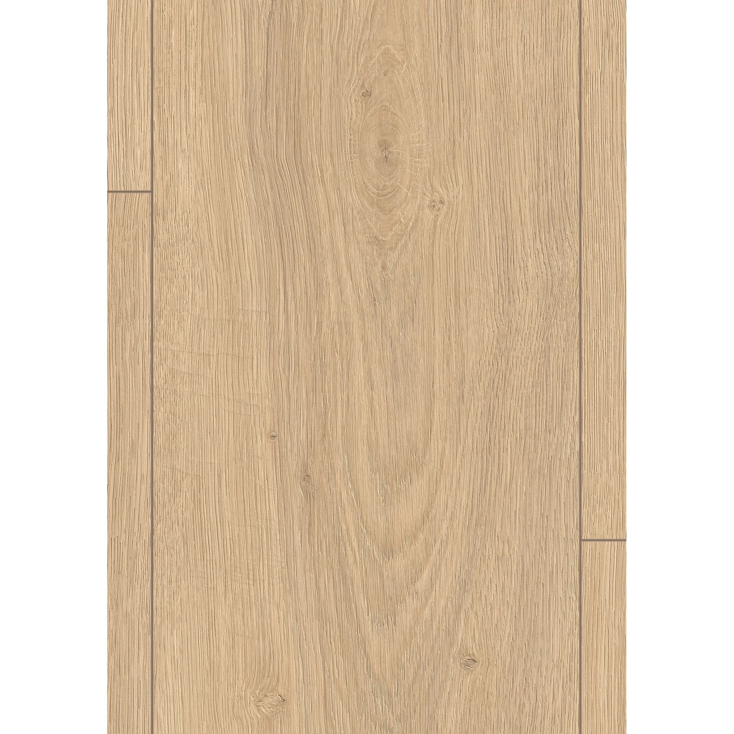 Wasserfestes, braunes Egger NatureSense Aqua Laminat (8 mm) in Eichenoptik.