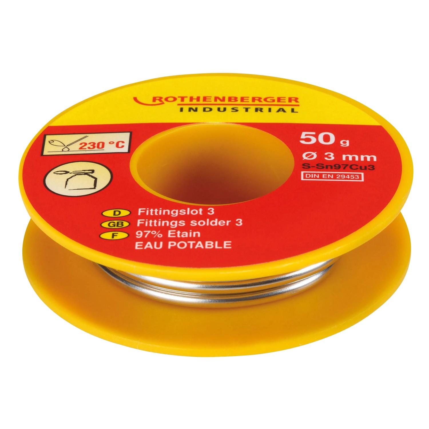 Rothenberger Industrial Fittingslot 3 Ø 3mm 50g